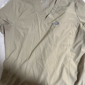 Figs Scrub Set - Tan EUC